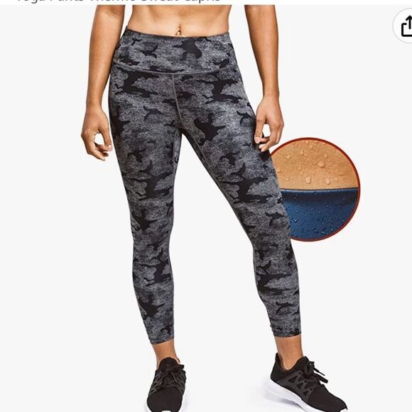 New without Tags Ladies Sweat Shaper Camo Tank‎ and Leggings Set Large/XL - Picture 3 of 16